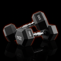 Halter Hex Emborrachado 5kg Master Fitness