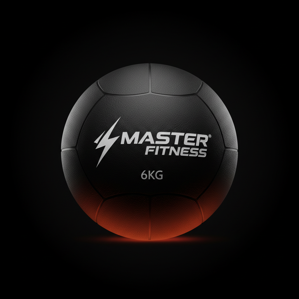 Bola Medicinal Borracha 6kg Master Fitness