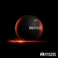 Bola Medicinal Borracha 1kg Master Fitness