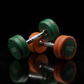 Halter Emborrachado 28kg Master Fitness