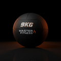 Bola Medicinal Borracha 9kg Master Fitness
