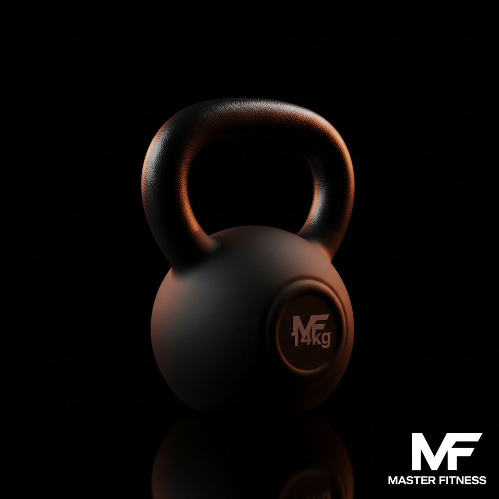 Kettlebell Emborrachado 14kg Master Fitness