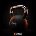 Kettlebell Emborrachado 12kg Master Fitness
