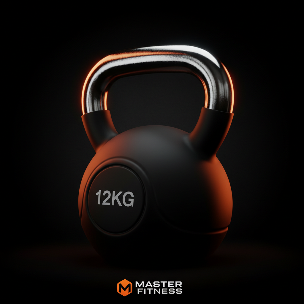 Kettlebell Emborrachado 12kg Master Fitness