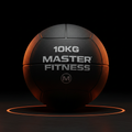 Bola Medicinal Borracha 10kg Master Fitness
