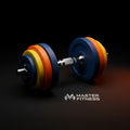 Halter Emborrachado 30kg Master Fitness