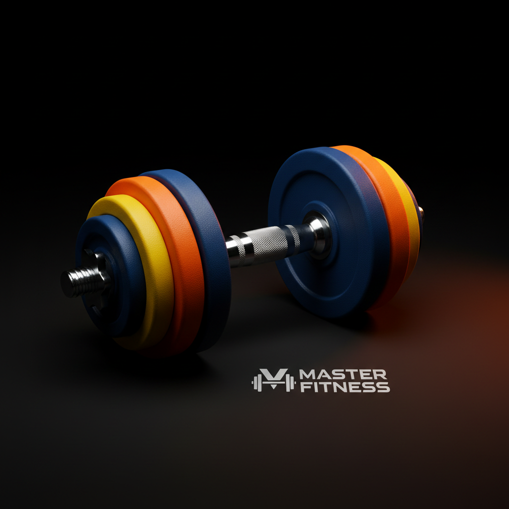 Halter Emborrachado 30kg Master Fitness