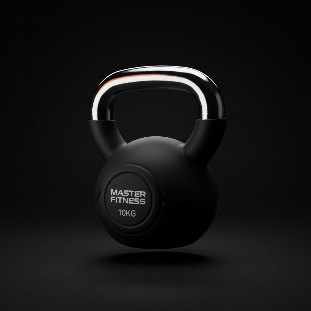 Kettlebell Emborrachado 10kg Master Fitness
