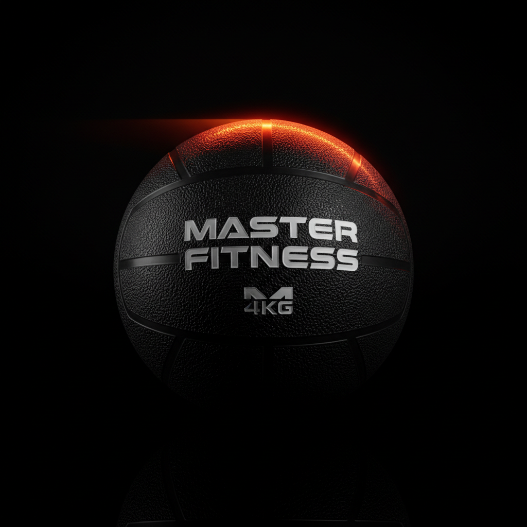 Bola Medicinal Borracha 4kg Master Fitness