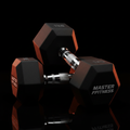 Halter Hex Emborrachado 1kg Master Fitness