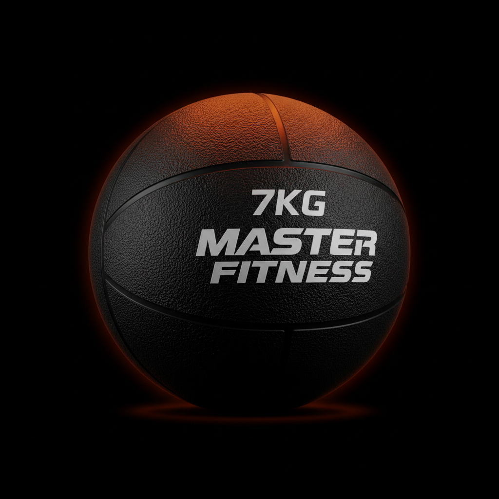 Bola Medicinal Borracha 7kg Master Fitness