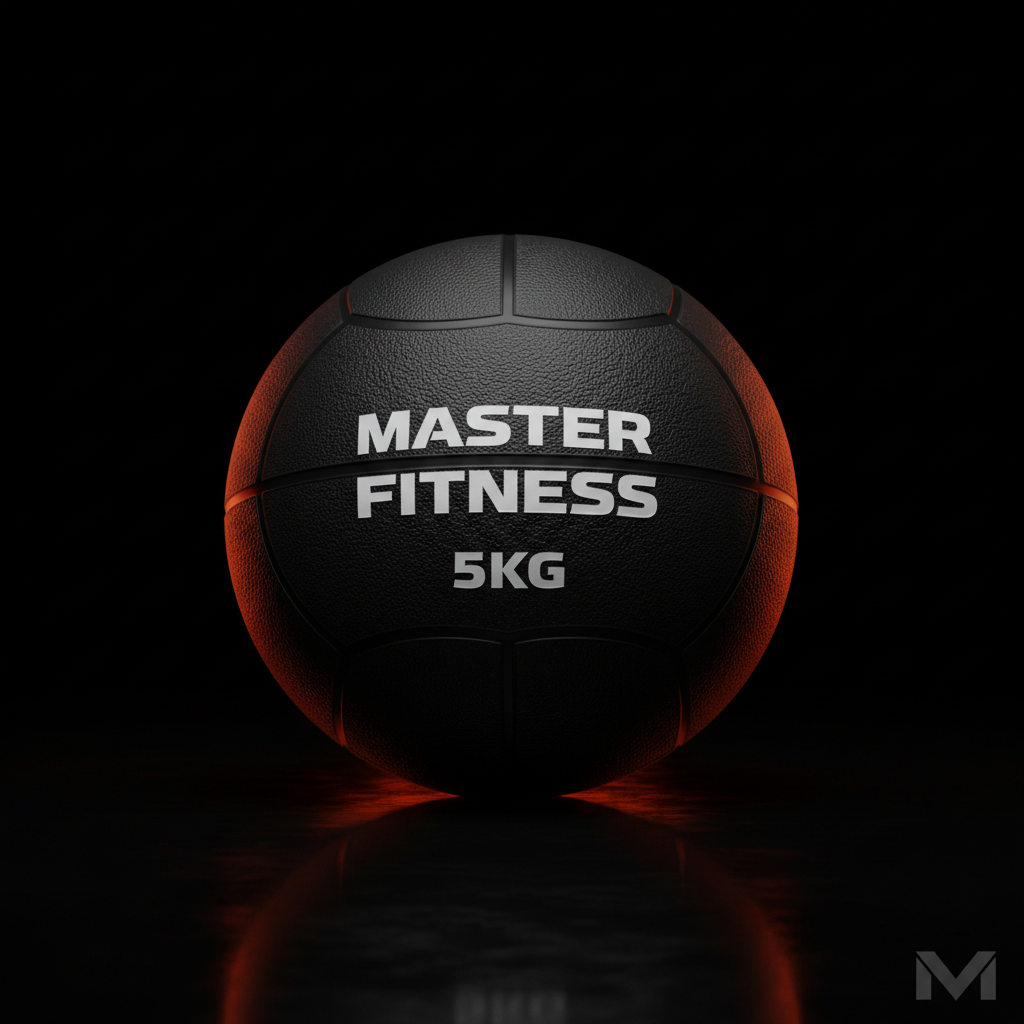 Bola Medicinal Borracha 5kg Master Fitness