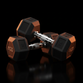 Halter Hex Emborrachado 3kg Master Fitness