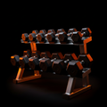 Kit Halteres Completo com iluminação laranja