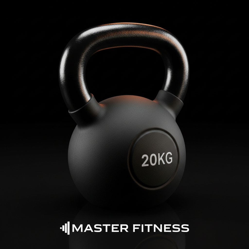 Kettlebell Emborrachado 20kg Master Fitness